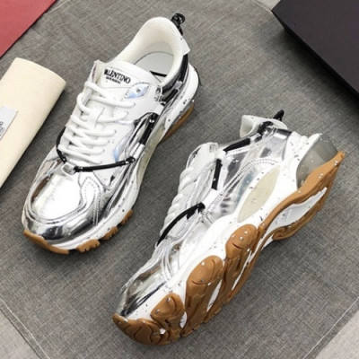 [커스텀급]Valentino 2019 Mens Sound High Sneakers - 발렌티노 사운드하이 스니커즈 Val0147x.Size(240 - 270).실버