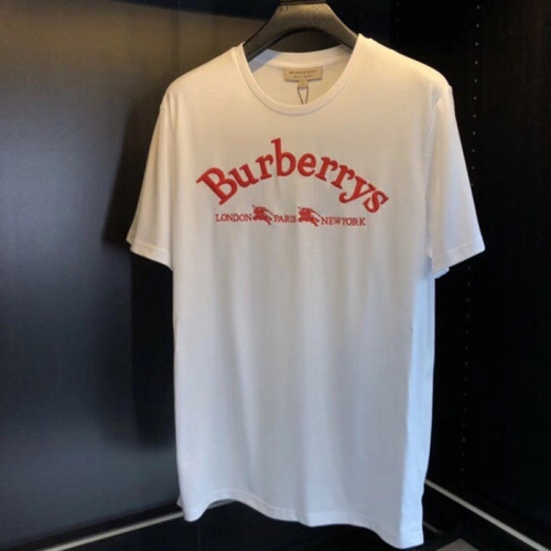 Burberry 2018 Mens Crew -neck Cotton Short Sleeved Tshirt - 버버리 남성 크루넥 고튼 반팔티 Bur0497x.Size(s - 2xl).화이트