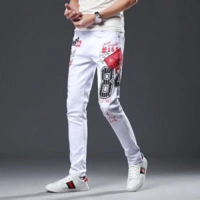 Dolce&Gabbana Mens Slim Fit Denim Pants - 돌체앤가바나 남성 슬림 청바지 - dol163x