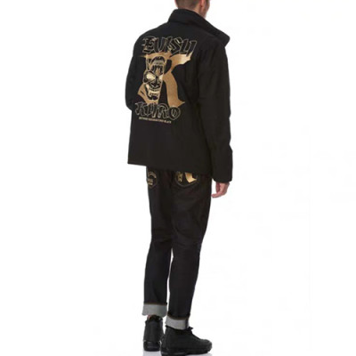 Evisu Mens Embroidery Skull Casual Jacket - 에비수 남성 자수 스컬 캐쥬얼 자켓 Evi01x