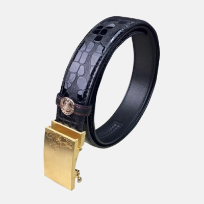 Salvatore Ferragamo 2019 Mens Gancio Buckle Leather Belt - 살바토레 페라가모 남성 간치오 버클 레더 벨트 Fer0226x.Size(3.5cm).블랙검장