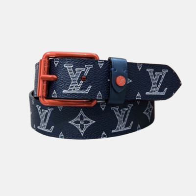 Louis vuitton 2019 Mens Besiness Classic Buckle Leather Belt - 루이비통 남성 신상 비지니스 클래식 버클 레더 벨트 Lou0887x.Size(3.5cm).네이비