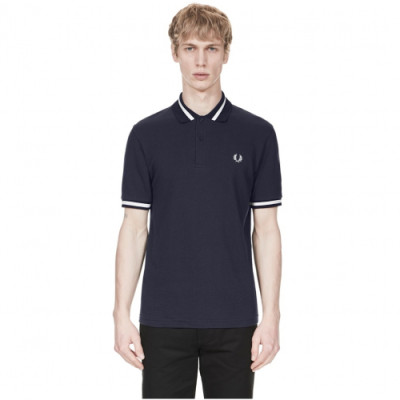 Fredperry 2019 Mens Business Polo Cotton Short Sleeved Tshirt - 프레드페리 남성 신상 비지니스 폴로 코튼 반팔티 Fre006x.Size(s - xl).2컬러(블랙/네이비)