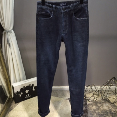 Armani 2018 Mens Logo Denim Pants - 알마니 남성 신상 로고 데님 팬츠 Arm0157x.Size(29 - 38).네이비