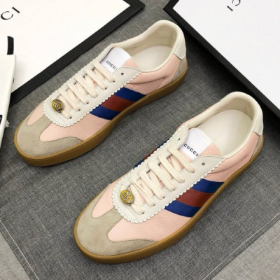 [1:1] Gucci 2019 Mens Ace Leather Sneakers - 구찌 남성 신상 에이스 레더 스니커즈 Guc0880x.Size(240 - 275).연핑크