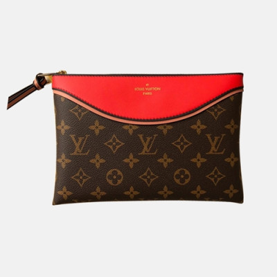 Louis Vuitton Pochette Tuileries Clutch Bag,23.5cm- 루이비통 포쉐트 키리가미 클러치백,M63936,LOUB1018,23.5cm,브라운+레드