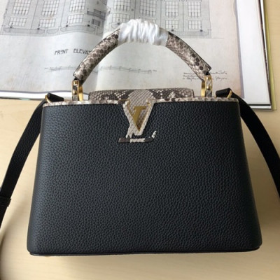 Louis Vuitton Capucines Tote Shoulder Bag,27/31.5cm - 루이비통 카푸신 토트 숄더백  M94517,LOUB1031 ,27/31.5cm,블랙