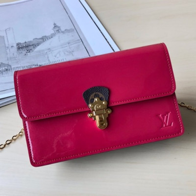 Louis Vuitton Cherrywood Chain Shoulder Cross Bag,19.5cm - 루이비통 체리우드 체인 숄더 크로스백 M63306,LOUB1043,19.5cm,핫핑크