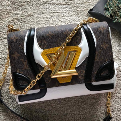 Louis Vuitton Twist Shouder Bag,23cm - 루이비통 트위스트 숄더백 ,M50280,LOUB1074,23cm,화이트+브라운