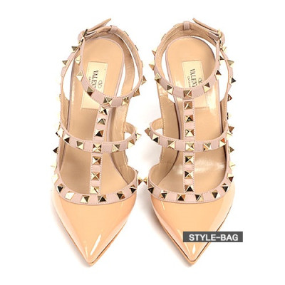 Valentino 2019 Womens Rock Stud Strap Sandals - 발렌티노 여성 락스터드 스트랩 샌달 Val0160x.Size(225 - 245).베이지