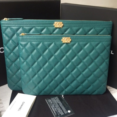 Chanel Women Clutch Bag,28/33CM - 샤넬 여성용 클러치백,CHAB0603,28/33CM,블루그린