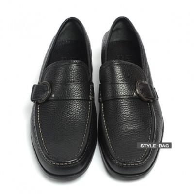 Ferragamo 2018 Mens Leather Strap Loafer - 페라가모 남성 레더 스트랩 로퍼 Fer0238x.Size(240 - 270).블랙