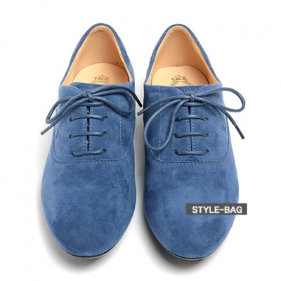 Tod's 2019 Womens Suede Leather Oxford - 토즈 여성 스웨이드 레더 옥스퍼드 Tod0029x.Size(225 - 245).블루