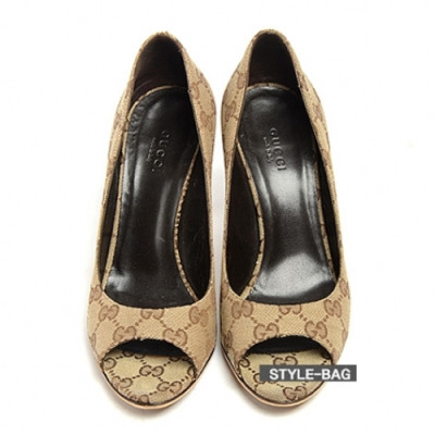 Gucci 2019 Ladies Jacquard Open-to Pumps - 구찌 여성 자카드 오픈토 펌프스 Guc0914x.Size(225 -  245).브라운