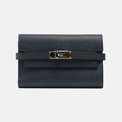 Hermes 2019 Womens Two-tone Kelly Long Purse - 에르메스 여성 투톤 켈리 장지갑 Her0230x.Size(15.5cm).네이비