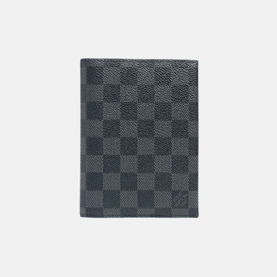 Louis Vuitton 2019 Mens Damier Graffite Passport Case - 루이비통 남성 다미에 그라파이트 여권지갑 Lou0933x.Size(15cm).블랙