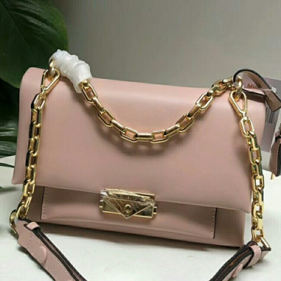 Michael Kors 2019 Leather Shoulder Bag, 24CM - 마이클 코어스 2019 레더 숄더백 ,MKB0262, 24CM,핑크