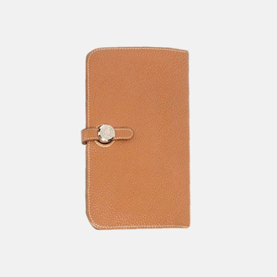 Hermes 2019 Womens  Dogon Compact Long Wallet - 에르메스 여성 도곤 콤팩트 장지갑 Her0245x.Size(19.8cm).카멜