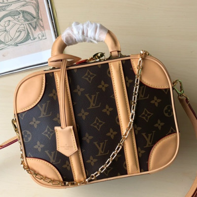 Louis Vuitton Monogram Mini Luggage Tote Shoulder Bag,20/25cm - 루이비통 모노그램 미니 러기지 토트 숄더백  M44582/M44581,LOUB1088,20/25cm,브라운