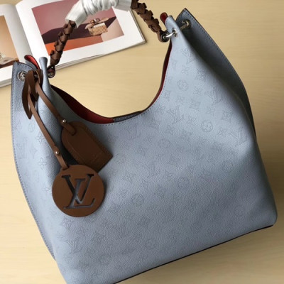 Louis Vuitton  Women Carmel Hobo Tote Shoulder Bag,40cm - 루이비통 여성용 카멜 호보 토트 숄더백 M53188,LOUB1110,40cm,블루