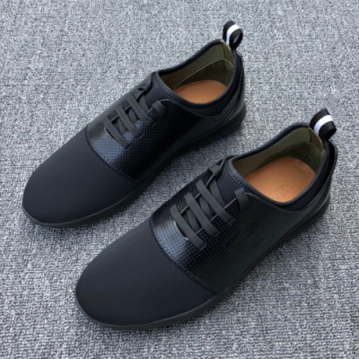 Bally 2019 Mens Business Canvas Sneakers - 발리 남성 비지니스 캔버스 스니커즈 Bly0091x.Size(245 - 265).블랙