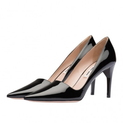 [매장판]Miumiu 2019 Womens Patent Pumps - 미우미우 여성 페이던트 펌프스 Miu0149x.Size(225 - 245).블랙