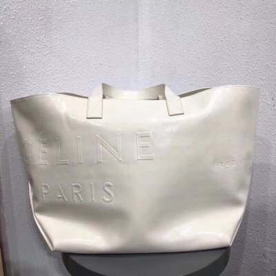 Celine Leather Tote Shoulder Shopper Bag,35CM - 셀린느 레더 토트 숄더 쇼퍼백 ,CELB0004,35CM,화이트