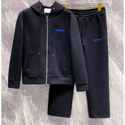 Burberry 2025 Mens Cajual Cotton Training Clothes - 버버리 남성 캐쥬얼 코튼 트레이닝복 Arm0193x.Size(m- 3xl).블랙