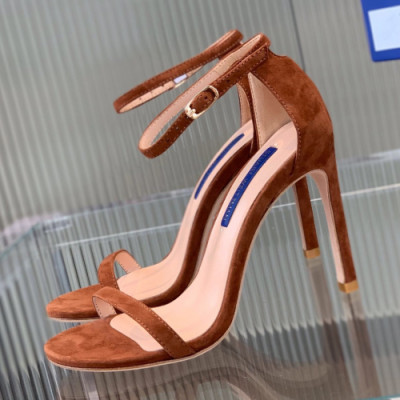 [커스텀급]Stuart Weitzman 2019 Womens High-heel Leather Sandal - 슈트어트 와이츠먼 하이힐 레더 샌달 Stu0011x.Size(225 - 245).브라운