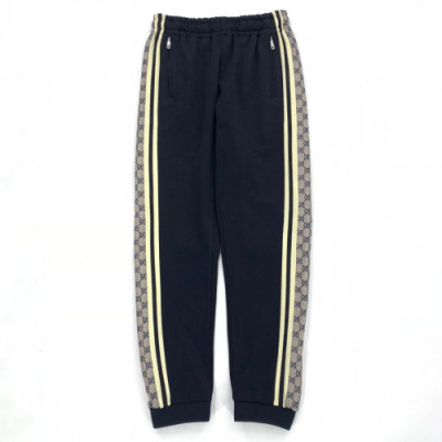 Gucci 2019 Mens Logo Casual Cotton Trianing Pants - 구찌 남성 로고 캐쥬얼 코튼 트레이닝 팬츠 Guc01012x.Size(s - xl).네이비