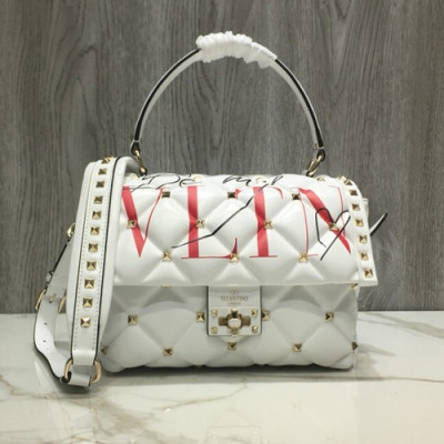 Valentino 2019 Leather Be My VLTN Tote Shoudler Bag,23CM - 발렌티노 2019 레더 비 마이 VLTN 토트 숄더백,0055-VTB0432,23CM,화이트