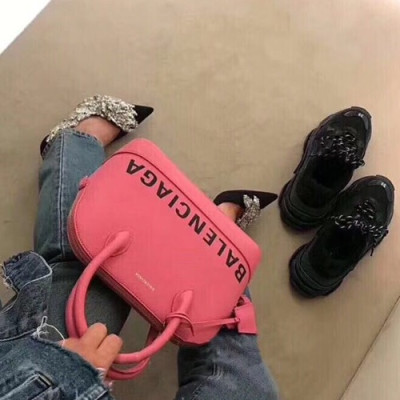 Balenciaga 2019 Ville Top Handle Shoulder Bag,18/26CM - 발렌시아가 2019 빌 탑 핸들 숄더백,BGB0072,18/26CM,핑크