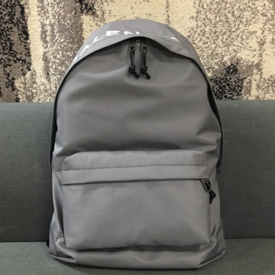 Balenciaga 2019 Nylon Back Pack,36CM - 발렌시아가 2019 남여공용 나일론 백팩,BGB0118,36CM,그레이