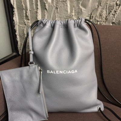 Balenciaga 2019 Leather Back Pack,38CM - 발렌시아가 2019 레더 남여공용 백팩,BGB0167,38CM,그레이