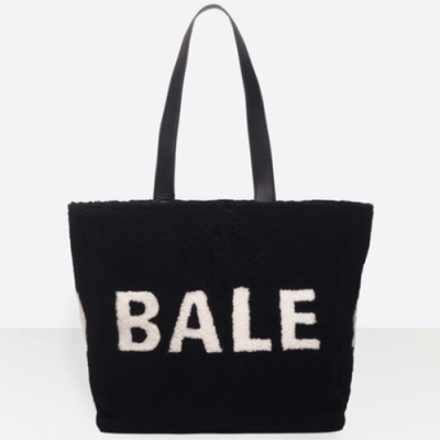 [매장판]Balenciaga 2019 Lambs Wool Tote Shoulder Bag,36CM - 발렌시아가 2019 램스울 여성용 토트 숄더백, BGB0180, 36cm,블랙