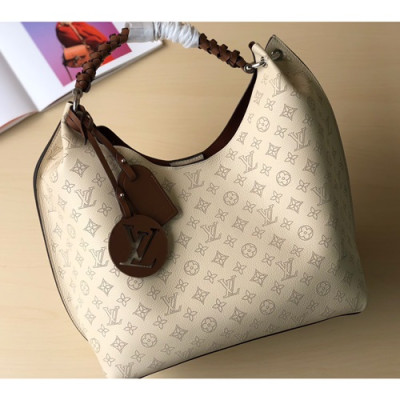 [베이직 아이템]Louis Vuitton 2019 Women Carmel Hobo Tote Shoulder Bag,40cm - 루이비통 2019 여성용 카멜 호보 토트 숄더백 M53188,LOUB1122,40cm,베이지