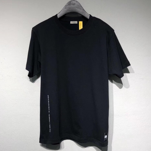 Moncler x Fragment 2019 Mens Printing Logo Cotton Short Sleeved T-shirt - 몽클레어 남성 프린팅 로고 코튼 반팔티 Moc0484x.Size(s - xl).블랙