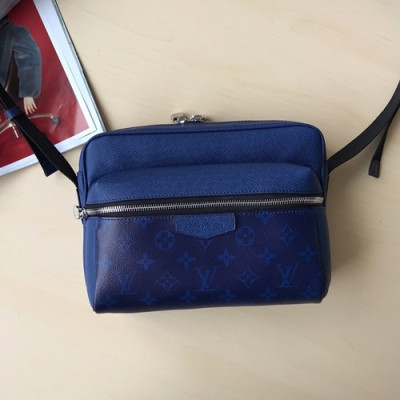 Louis Viutton 2019 Messenger Shoudler Cross Bag ,26cm - 루이비통 2019 남여공용 메신저 숄더 크로스백 M43845,LOUB1142 ,26cm,블루