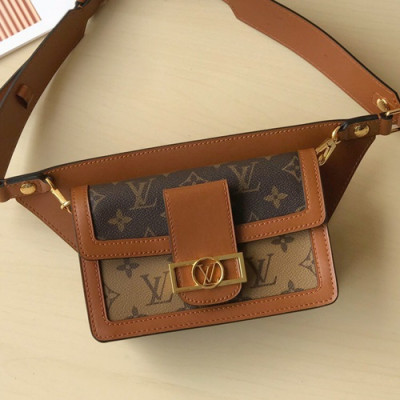 Louis Vuitton 2019 Dauphine Bumbag,19cm - 루이비통 2019 다프네 여성용 범백 M44586,LOUB1154, 19cm ,브라운