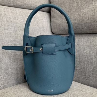 [올봄잇템]Celine 2019 Leather Nano Bigbag Bucket Tote Shoulder Bag,21CM - 셀린느 2019 레더 나노 빅백 버킷 토트 숄더백 ,189750-9,21CM,블루