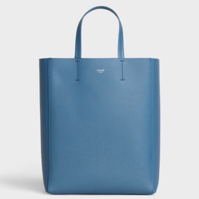 [필수소장템]Celine Vertical Cabas Leather Tote Shoulder Bag,27CM - 셀린느 버티컬 카바스 레더 토트 숄더백 ,189813-4,27CM,블루