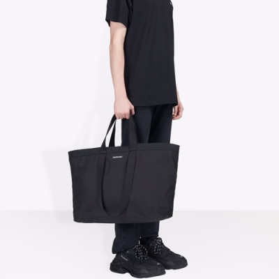 [심플한 디자인에 넉넉한 수납력]Balenciaga 2019 Canvas Tote Shopper Bag,44CM - 발렌시아가 2019 캔버스 남여공용 토트 쇼퍼백,BGB0214,44CM,블랙