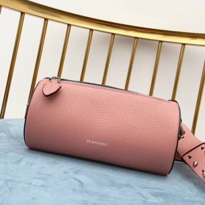 Burberry 2019  Leather  Belt Bag, 21cm - 버버리 2019  레더 남여공용 벨트백 ,BURB0136,21cm,핑크