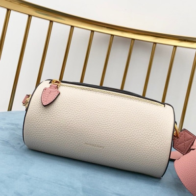 Burberry 2019  Leather  Belt Bag, 21cm - 버버리 2019  레더 남여공용 벨트백 ,BURB0138,21cm,화이트