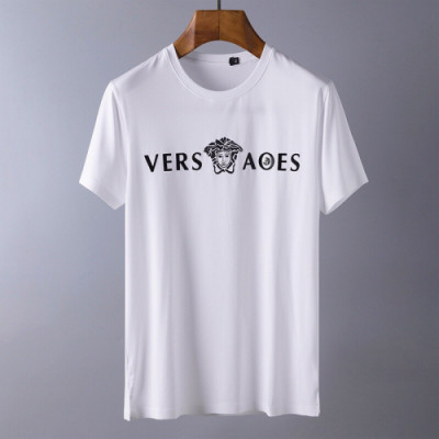 Versace 2019 Mens 3D Print Medusa Cotton Short Sleeved Tshirt - 베르사체 남성 3D 프린트 메두사 코튼 반팔티 Ver0224x.Size(m - 3xl).2컬러(블랙/화이트)