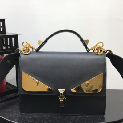 Fendi 2019 Bag Bugs Tote Shoulder Bag ,26CM - 펜디 2019 백버그 토트 숄더백 FENB0134,26CM,블랙