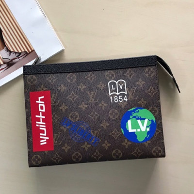 Louis Vuitton 2019 Monogram Clutch Bag,26cm - 루이비통 2019 모노그램 남여공용 클러치백 M61692,LOUB1210,26cm,브라운