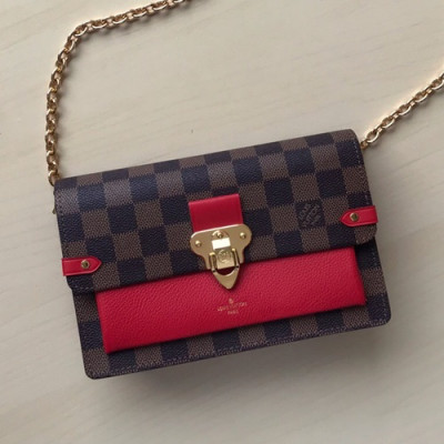 Louis Vuitton 2019 Vavin Wallet Chain Shoulder Cross Bag,19cm - 루이비통 2019 바뱅 월릿 체인 숄더 크로스백 M60222,LOUB1224 ,19cm,레드