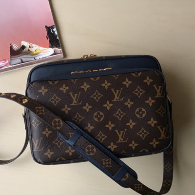 Louis Vuitton 2019 Nil Slim Shoulder Bag,20cm - 루이비통 2019 닐 슬림 숄더백 M51478,LOUB1250,20cm,브라운+네이비