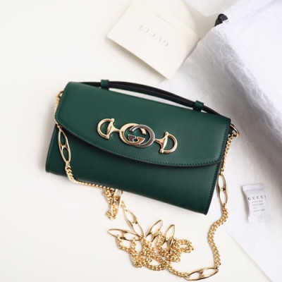 Gucci 2019 Zumi Chain Mini Women Tote Shoulder Cross Bag,18.5CM - 구찌 2019 주미 체인 미니 여성용 토트 숄더 크로스백 564718,GUB0541,18.5CM,그린